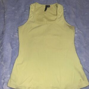 Sweaty Betty Soft Yellow Tank Top